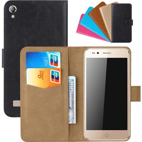 Luxury Wallet Case For DEXP Ixion MS350 Rock Plus PU Leather Retro Flip Cover Magnetic Fashion Cases Strap