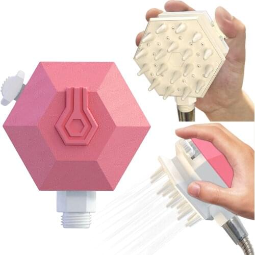 Dog shower hair brush comb bath brush artifact nozzle