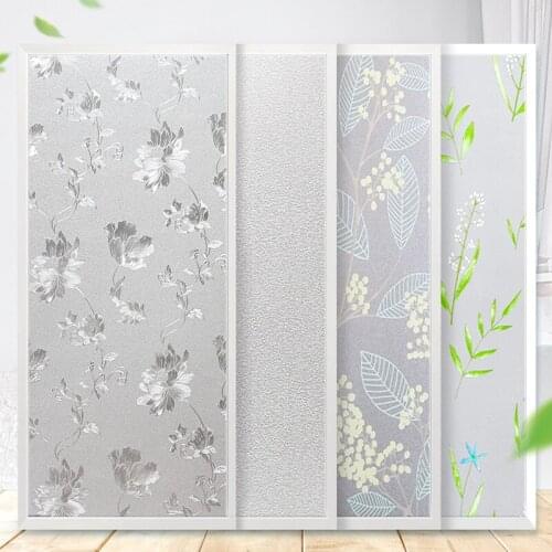 Window glass sticker opaque household toilet bathroom film anti-peep frosted PVC electrostatic film