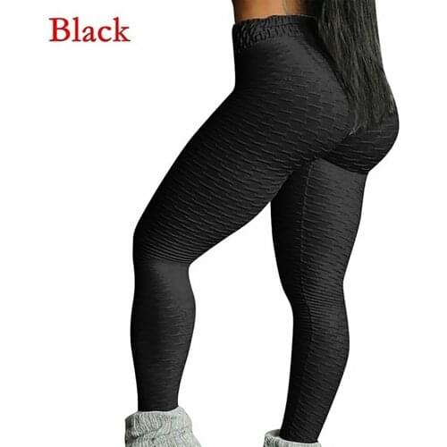 Butt Lifting Anti Cellulite Leggings For Women High Waisted Yoga Pants Workout Tummy Control Sport Tights Fitness