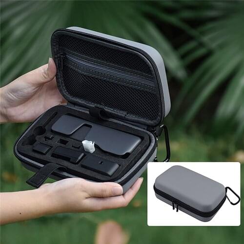 Hard Shell Storage Box for DJI POCKET 2 Gimbal Accessories Travel Carrying Case Protective Bag With Carabiner for DJI POCKET 2