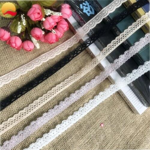 1.5cm S1290 high quality black and white multicolored lace ribbon lace decoration DIY embroidery decorative African lace fabric