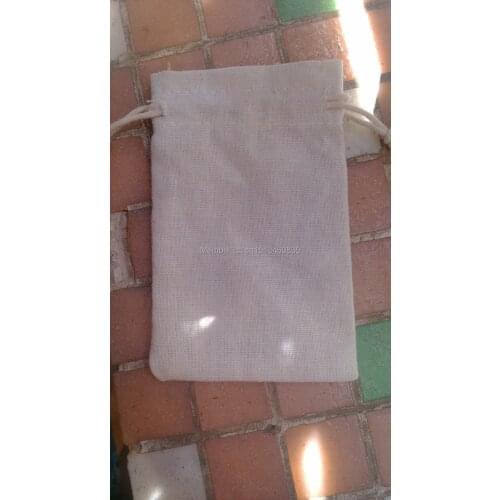 100pcs/lot CBRL jute/linen/flax drawstring bags&pouch for accessories/bangles,Various colors,size customized,wholesale