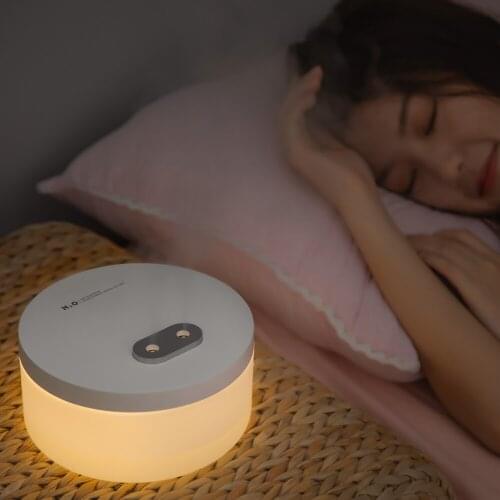 2021New Portable Aroma Essential Oil Diffuser 1L Double Nozzle Air Humidifier Built-In Large Capacity Battery and Night Light A