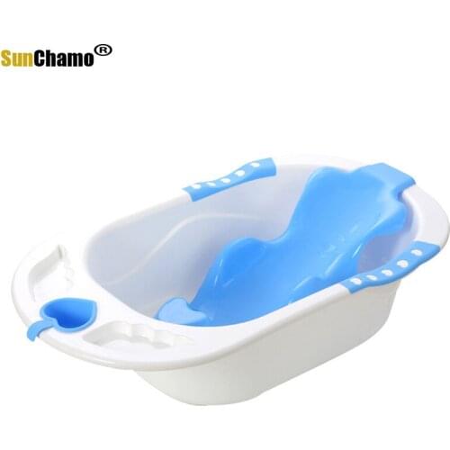 2021 Fashion Folding Baby Shower Bathtub Safety Security Children Seat Folding Non-Slip Bathtub Body Clean Bathroom Accessories