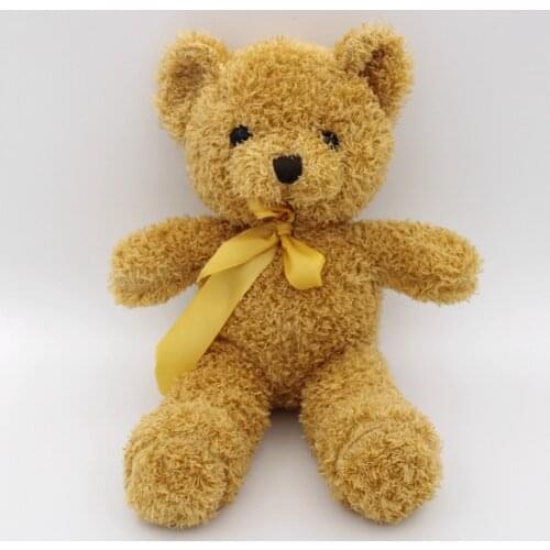 30CM New to Super Cute Fashion Dance Bow Teddy Bear Stuffed Toy, Doll Birthday gift , Wedding , Christmas Gift