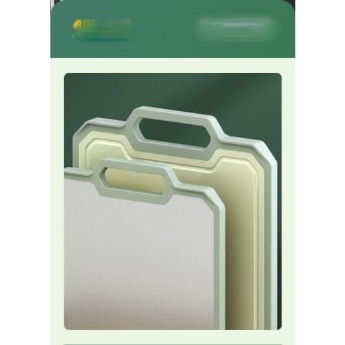 TT Cutting Board Antibacterial and Mildewproof Household Double-Sided StainlBoard Chopping Board for Fruits ess Steel Cutting