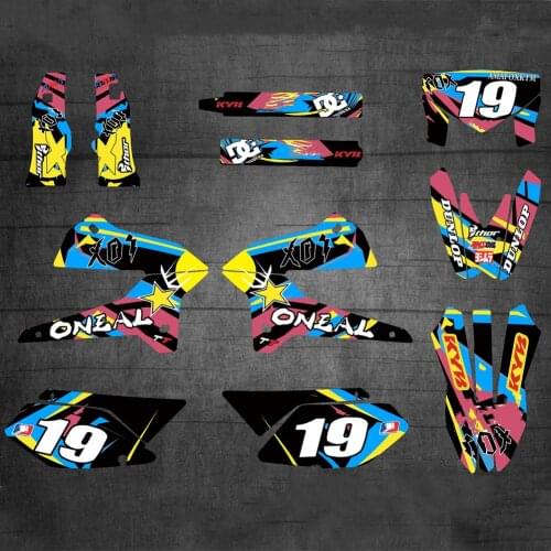 GRAPHICS Personalised Stickers Motorcycle Decos for Kawasaki KLX250 KLX 250 2008 2009-2010 11 2012 2013 2014 2015 2016 2017 2018