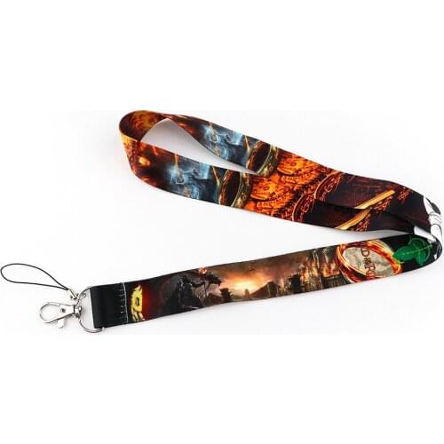 E3380 Cartoon The Rings Movie Neck Strap Lanyard for keys ID Card Gym Mobile Phone Straps USB badge holder DIY Hang Rope
