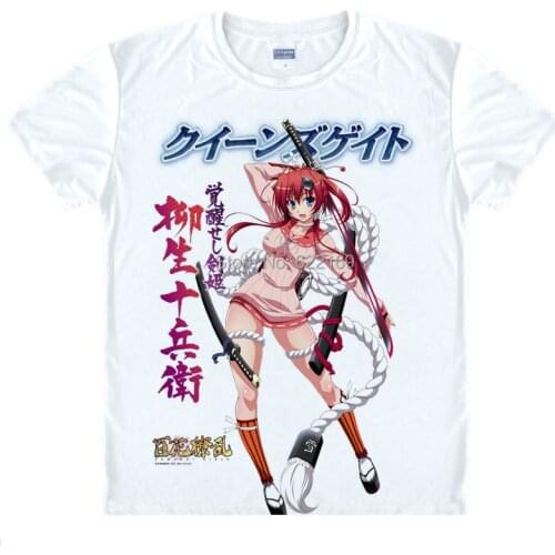 2015 Samurai Girls Jubei Yagyu T Shirt Anime Japanese Famous Animation Novelty Summer Mens T-shirt Cosplay coolprint shirts