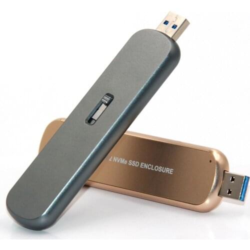 M2 SSD Case NVME Enclosure USB 3.1 to PCI-E NVME M.2 SSD Hard Disk Case Box External Hard Drive Case for 2242/2260/2280 M.2 SSD