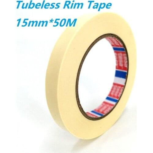 Tubeless Rim Tape 15mm* 50 Meter 305 355 406 451 For Brompton 349 Rims 14/16/18/20 Inch Folding Bike Tubeless Tires Tape