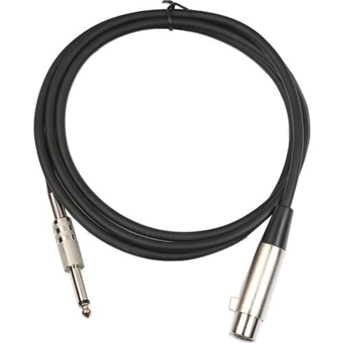 Microphone Cable 6.35 mm Male to XLR Male Audio Stereo Mic Cord for Microphone Guitar Mixer Speaker Instrument Lead Aux Cable