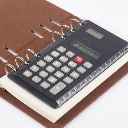 Multifunctional Computer Creative Binder Calculator Clipped Is Be Notebook A6 Loose-leaf Notebook Can Easy To To Carry Z4B6