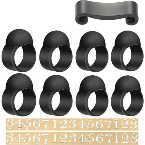 New Steel Tongue Drum Finger Sleeves Set Knocking Finger Picks Cover for Tongue Drum Drumstick Holders Finger Stickers Tool