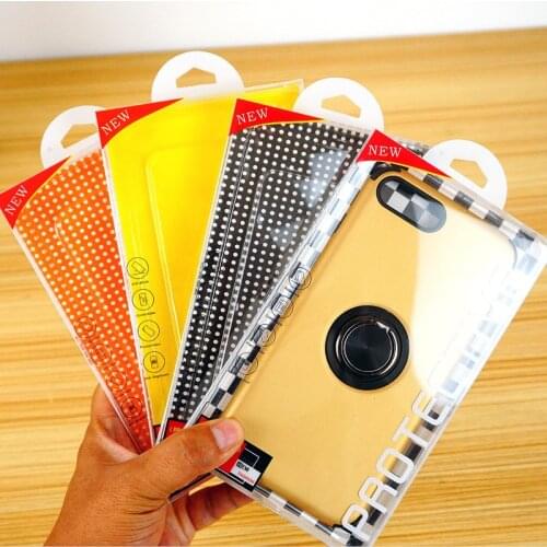 Factory Wholesale Blister PVC Plastic Clear Retail Packaging Package Box For Phone 4.7~6.7 Inch Clear Mobile Phone Case Cover