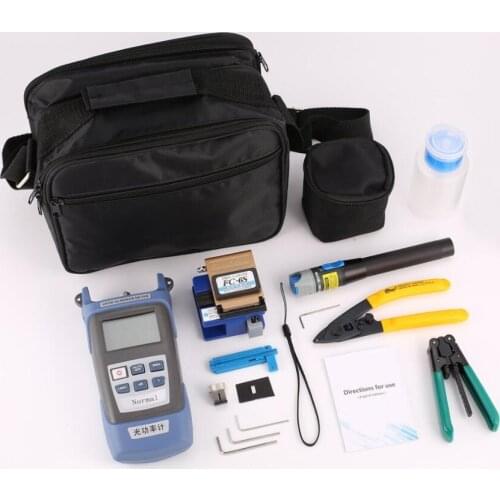 12 In 1 Fiber Optic FTTH Tool Kit with Optical Power Meter 5km