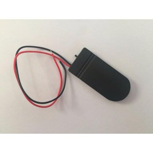 Plastic Black 6V CR2032 LIR2032 2*Button Coin Cell Button Battery Holder Battery Cell Case Box 6V Wire Lead ON/OFF Switch