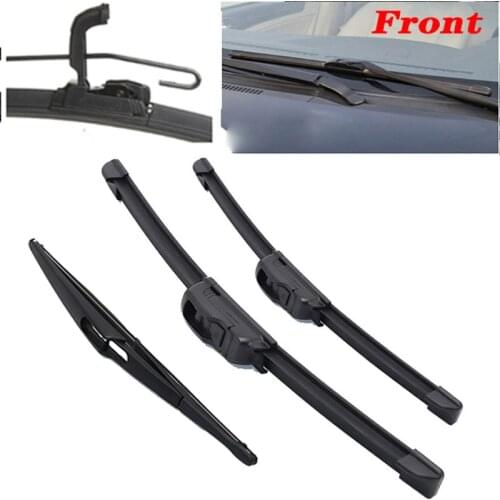 Car Front & rear Windshield Windscreen Wiper Blades For NISSAN Pathfinder R52 2013-2019