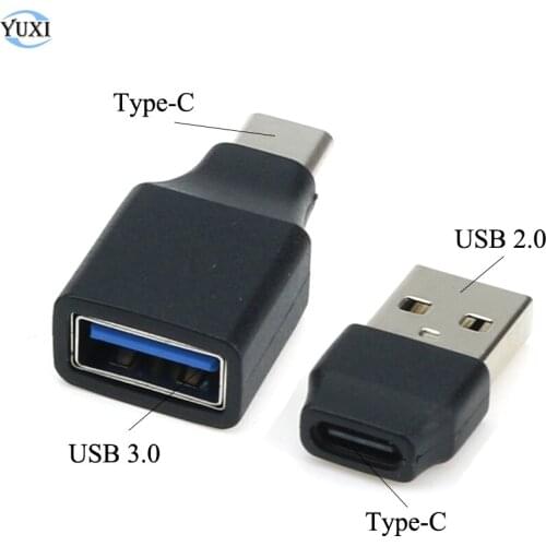 YuXi USB 2.0 3.0 Type-C OTG Cable Adapter Type C USB-C OTG Converter for Samsung Mouse Keyboard USB Disk Flash for Huawei Xiaomi