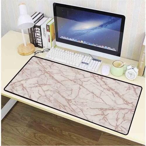 XGZ Marble Pattern Mouse Pad Office Home Computer Internet Cafe Keyboard Pad Custom Gaming Mouse Pad Office Desk Mat
