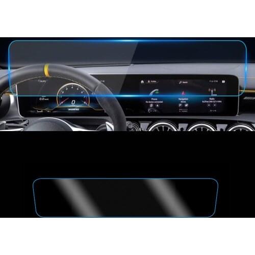 For Mercedes-Benz CLA W118 2019 2020 Car Navigation Dashboard Monitor Screen Protective Glass Tempered Film Cover Sticker