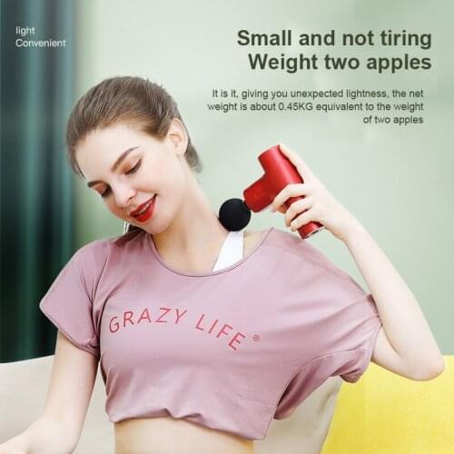1PC Massage Gun Mini Muscle Relaxant Electric Massage Meridian Health Care Equipment Fascia Gun Muscle Relaxation After Exercise