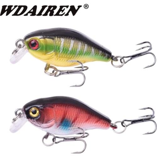 1PCS Minnow Fishing Lure 45mm 4.5g Top Water Hard Bait Wobbler Jig Bait Crankbait Carp Striped Bass Pesca Tackle Swimbait