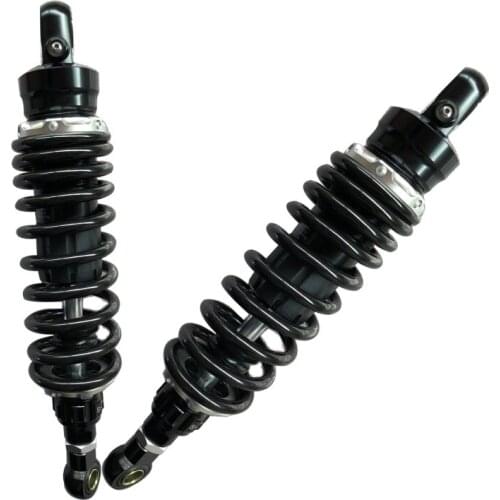 HLFY 2 pieces 320mm Spring 8MM motorcycle 23 segments Rear Damping adjustment shock absorber For Honda Yamaha Kawasaki Suzuki