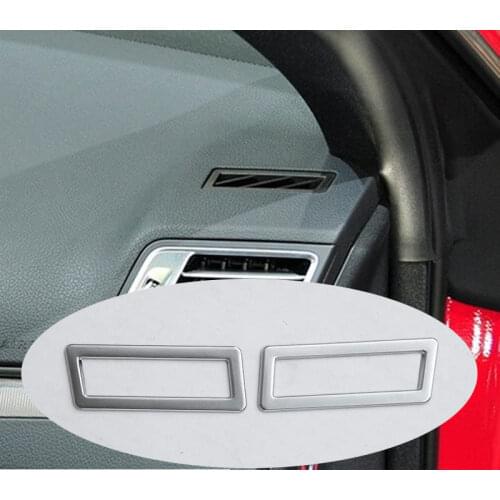 2pcs Dashboard Air Conditioning Vent Cover Stickers Decoration Trim For Mercedes Benz E Class Coupe W207 C207 2009-2017