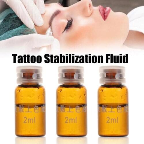 6 Bottles/Pack Effective Fixed Color Eyebrow Lips Tattoo Makeup Anesthetic Numbing Permanent Makeup Supplies Liquid