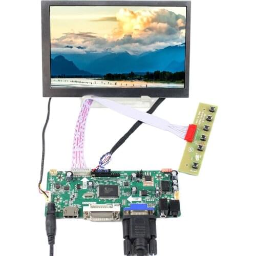 7" G070VW01 V0 800X480 LCD Screen with HD MI DVI VGA AUDIO LCD Board