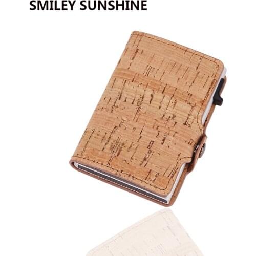 Anti Rfid Card Holder Billfold Wallet Men Small Slim Thin Magic Wallet Money Bag Brown Wallet for teenagers portomonee portfel