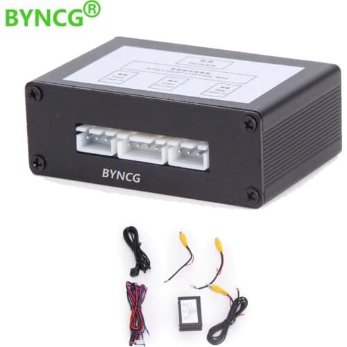 Car Front and Backup Rear View Camera Image Switch Control Box with Parking System Video for Monitor DVD GPS