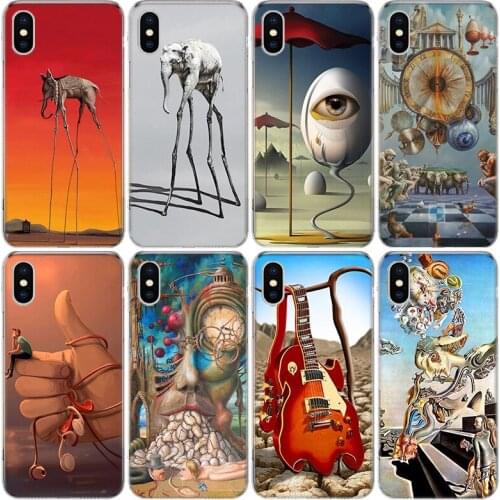 Salvador Dali Art Phone Case For iphone 12 Mini 11 Pro XS MAX SE2020 8 7 6 6S Plus X 5 5S SE XR Cover Shell Coque