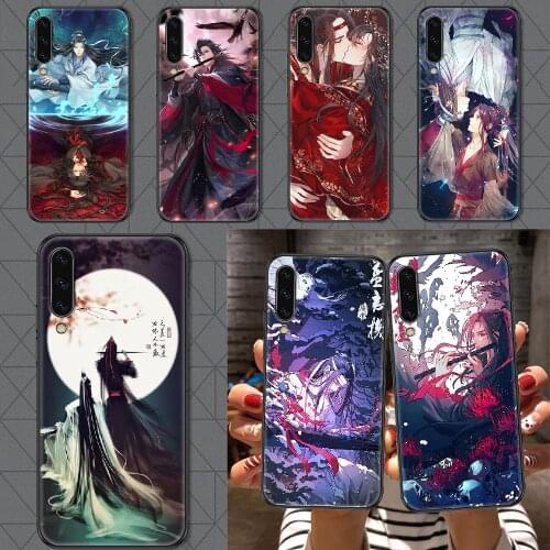 Mo dao zu shi Anime Phone case For Samsung Galaxy A 3 5 7 8 10 20 21 30 40 50 51 70 71 E S 2016 2018 4G black 3D bumper silicone