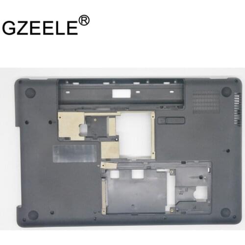 GZEELE new for HP Pavilion CQ62 G62 Laptop Lower Bottom Base Case Cover Black 617021-001 Assembly