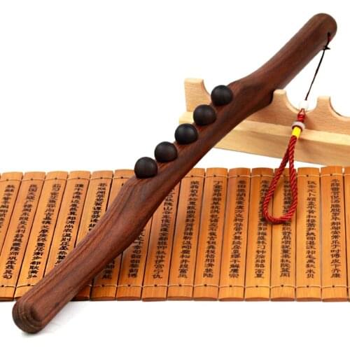 Scraping Stick Wood Back Shoulder Neck Waist Leg Massage Tools Burner Meridian Brush Slim Cellulite Massager Rod