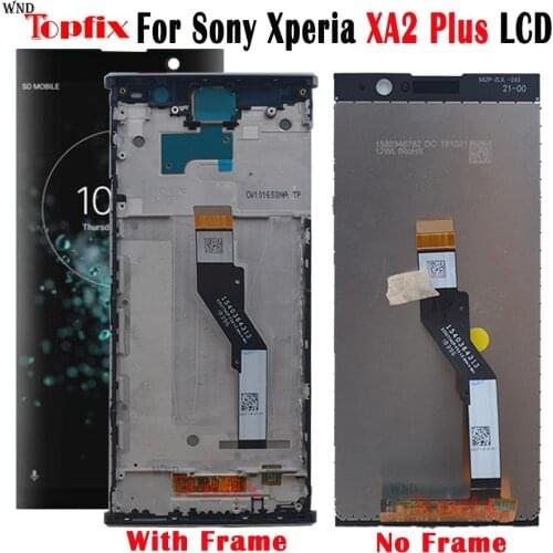 For Sony Xperia XA2 Plus Display Touch Screen Digitizer LCD For 6.0" For Sony XA2 Plus LCD With Frame XA2 Plus H4413 Replacement