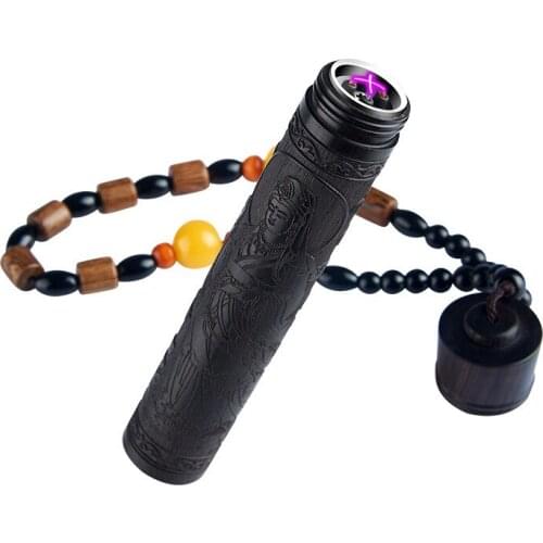 Ebony Double Arc USB Charging Cigarette Lighter Mens Gift Lighter Birthday Gift Regalos Para Hombre Originales Encendedores