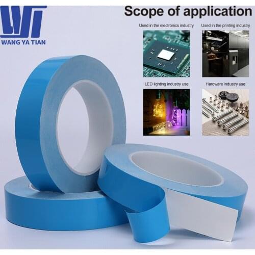 Transfer Double Sided Heat Thermal Conduct Adhesive Tape for LED Module Chip PCB Heatsink CPU instead 8805 RTV