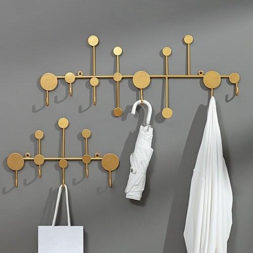Creative clothes hook after entering the door, the key storage wall porch wall hanging free punch decoration fitting room decor