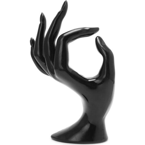 Mannequin Ok Hand Finger Glove Ring Bracelet Bangle Jewelry Display Stand Holder