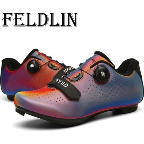 Cycling Shoes Mens SPD Road QABike Sneakers Black Professional Mountain Outdoor Sport Self-Locking Ultralight Bicycle Shoes