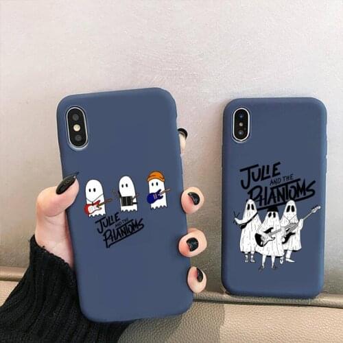 Julie and The Phantoms Phone Case for iPhone 12 mini 11 Pro XS MAX X XR 7 8 6 Plus Candy Color blue Soft Silicone Cover