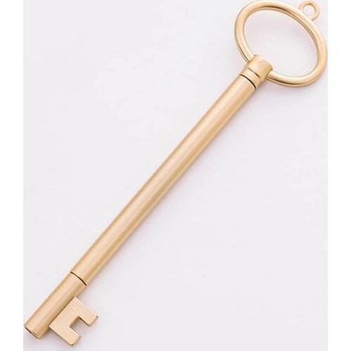 Hot Sale 10 Pcs Gel Pen Set Key Shape Plastic Ultra Fine Pens Student Stationery School Office Supplies