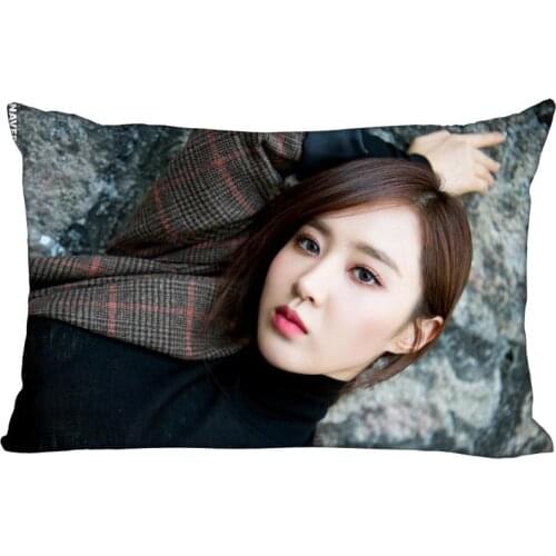 New arrival KPOP star custom Yuri printed satin pillowcase custom logo two sides more size 35x45cm,40x60cm,50x75cm
