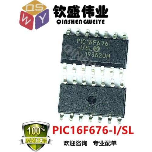 PIC16F676-I/SL SOP-14 PIC16F676-ISL PIC16F676-I PIC16F676