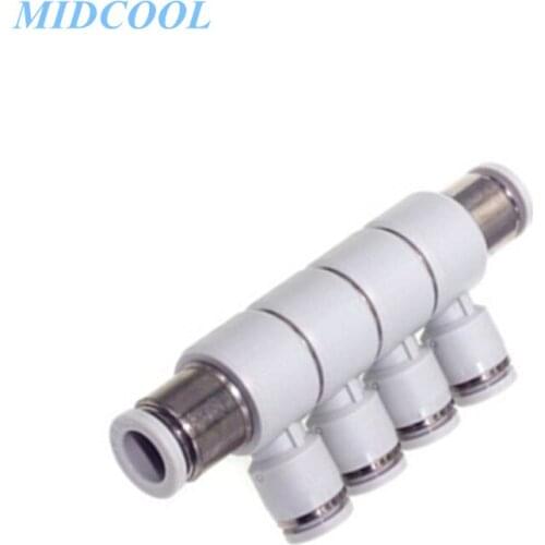 One-Touch Fitting PHD Series PHD8-6 PHD10-8 Tube-tube Type Universal Reducer Four Branch Union