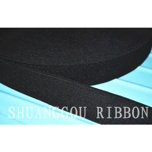 Stretchrite 1.2'' (3cm) by 5meters Elastic Cord.High elastic . black